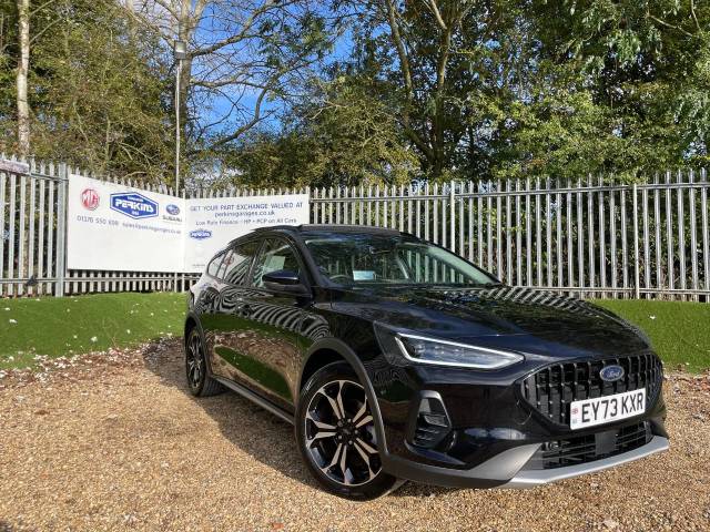 Ford Focus 1.0 EcoBoost Hybrid mHEV 155 Active X 5dr Automatic Pan Roof Estate Petrol Black