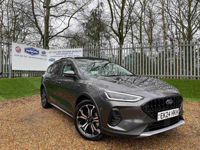 Ford Focus 1.0 EcoBoost Hybrid mHEV 155 Active X 5dr Auto Pan Roof Estate Petrol Grey