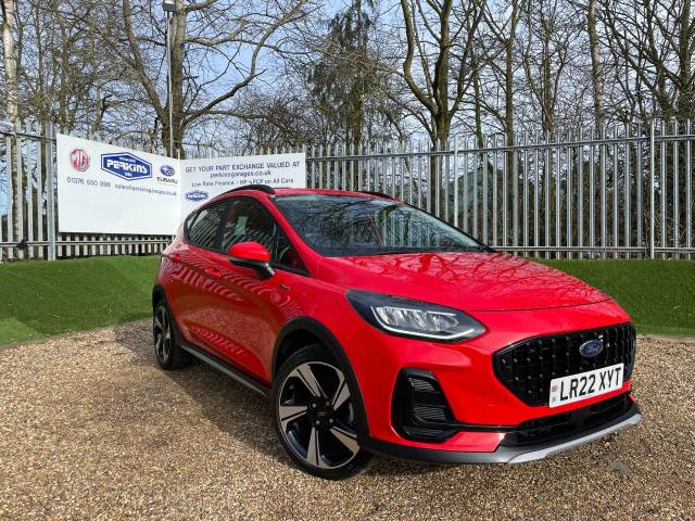 Ford Fiesta 1.0 EcoBoost Hybrid mHEV 125 Active 5dr Automatic Hatchback Petrol Red