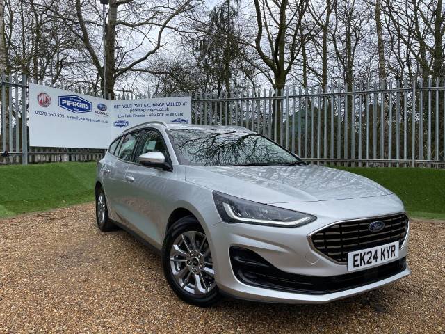 Ford Focus 1.0 EcoBoost Hybrid mHEV 155 Titanium 5dr Automatic Estate Petrol Silver