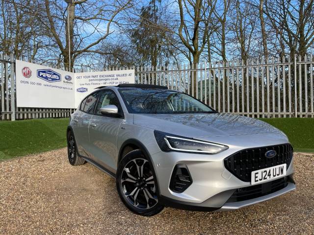 Ford Focus 1.0 EcoBoost Hybrid mHEV 155 Active X 5dr Auto Pan Roof Hatchback Petrol Silver
