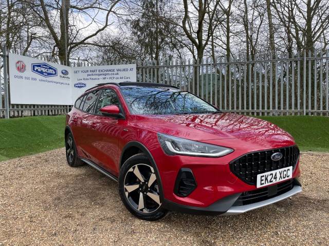 Ford Focus 1.0 EcoBoost Hybrid mHEV Active 5dr Pan Roof Estate Petrol Red