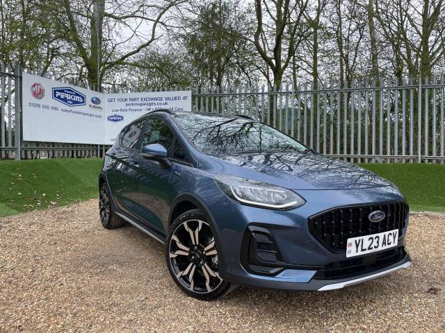 Ford Fiesta 1.0 EcoBoost Hbd mHEV 125 Active X 5dr Auto Hatchback Petrol Blue