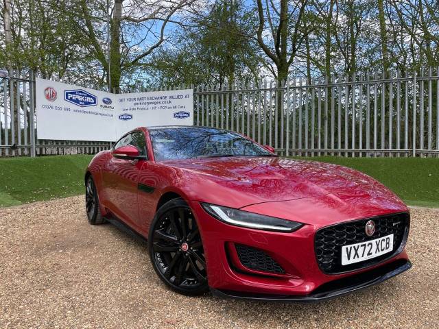 Jaguar F-Type 5.0 P450 Supercharged V8 R-Dynamic Black 2dr Auto Coupe Petrol Red