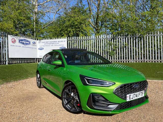 Ford Focus 2.3 EcoBoost ST 5dr Auto Pan Roof Hatchback Petrol Green