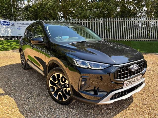 Ford Kuga 2.5 FHEV 4WD Active 5dr CVT Pan Roof SUV Petrol / Electric Hybrid Black