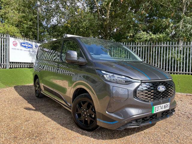 Ford Transit Custom 160kW 65kWh H1 Van Sport Auto Sat Nav 218ps Panel Van Electric Grey