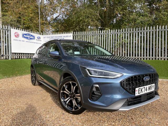 Ford Focus 1.0 EcoBoost Hybrid mHEV 155 Active X 5dr Auto Pan Roof Estate Petrol Blue