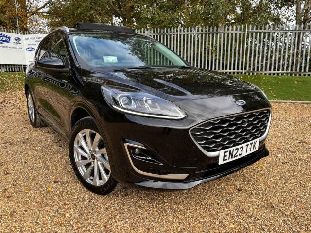 Ford Kuga 2.5 PHEV Vignale 5dr CVT Pan Roof Hatchback Petrol / Electric Hybrid Black