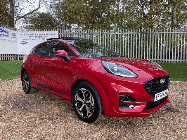 2024 Ford Puma ST-LINE 1.0 EcoBoost Hybrid mHEV 5dr DCT Pan Roof