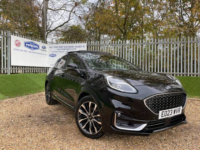 Ford Puma 1.0 ST-Line Vignale Hybrid mHEV 155ps 5dr DCT Auto Pan Roof Hatchback Petrol Black