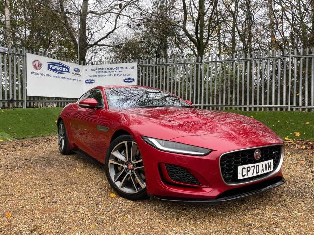 Jaguar F-Type 2.0 P300 R-Dynamic 2dr Auto 300ps 8 Spd Coupe Petrol Red