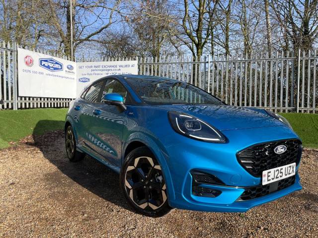 Ford Puma 1.0 EcoBoost Hybrid mHEV ST-Line X 5dr DCT Hatchback Petrol Blue