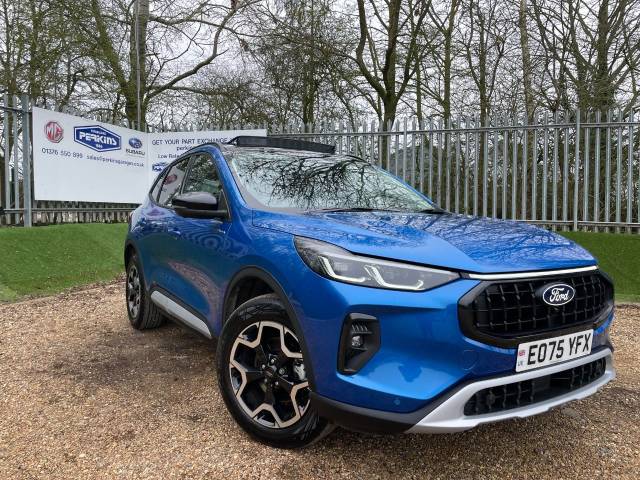 Ford Kuga 2.5 PHEV Active 5dr Auto 243ps  Pan Roof SUV Petrol / Electric Hybrid Blue