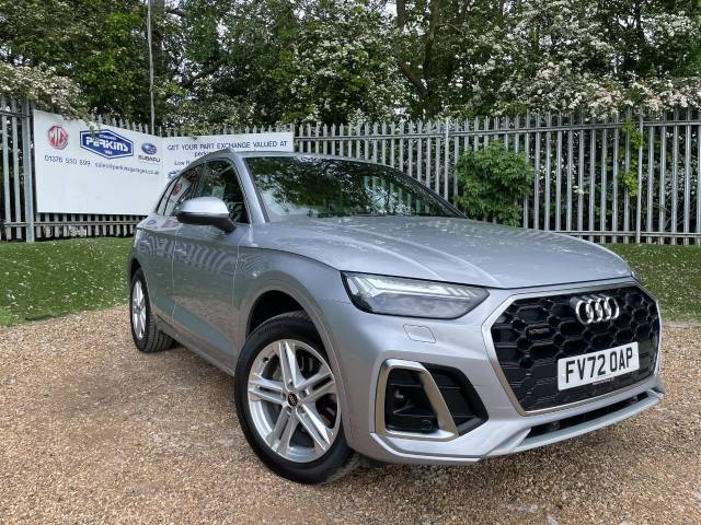 Audi Q5 2.0 45 TFSI Quattro S Line 5dr S Tronic FASH Estate Petrol Silver