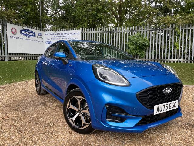 Ford Puma 1.0 EcoBoost Hybrid mHEV ST-Line 5dr 8.9% APR Hatchback Petrol Blue