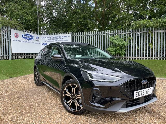 Ford Focus 1.0 EcoBoost Hybrid mHEV 155 Active X 5dr Auto Pan Roof Estate Petrol Black