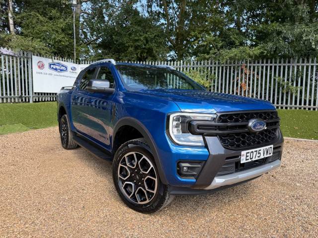 Ford Ranger Pick Up D/Cab Wildtrak 3.0 EcoBlue V6 240 Auto NO VAT Pick Up Diesel Blue