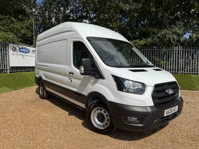 Ford Transit 2.0 EcoBlue 165ps L3 H3 Leader Van Sat Nav 250mls Panel Van Diesel White