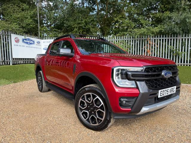 Ford Ranger Pick Up D/Cab Wildtrak 3.0 EcoBlue V6 240 Auto NO VAT Pick Up Diesel Red