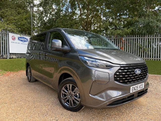 Ford Tourneo Custom 2.5 PHEV 232ps H1 Titanium 8 seater Auto MPV Petrol / Electric Hybrid Grey