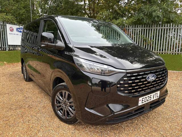 Ford Tourneo Custom 2.5 PHEV 232ps H1 Titanium 8 seater Auto Pan Roof B&O MPV Petrol / Electric Hybrid Black