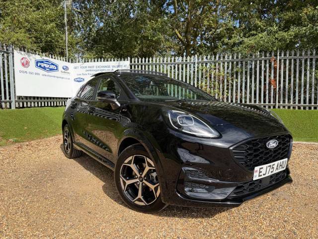 Ford Puma 1.0 EcoBoost Hybrid mHEV ST-Line 5dr Auto Pan Roof Winter Pk Hatchback Petrol Black