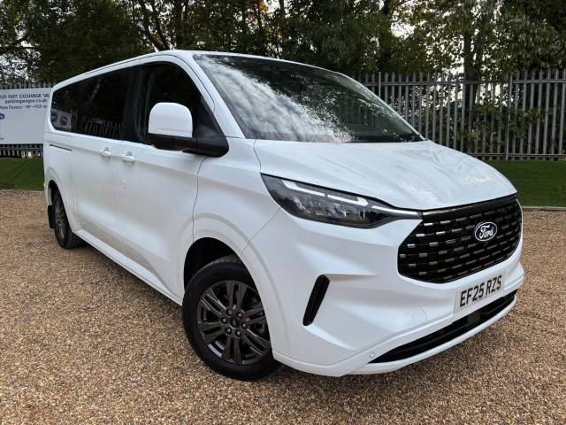 Ford Tourneo Custom 2.0 EcoBlue 170ps L2 Titanium 9 seater Auto VATQ Leather MPV Diesel White