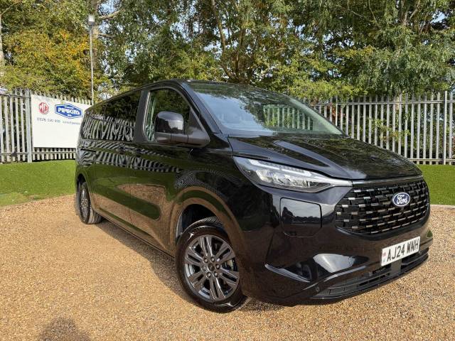 Ford Tourneo Custom 2.5 PHEV 232ps H1 Titanium X 8 seater Auto Pan Roof Leather MPV Petrol / Electric Hybrid Black