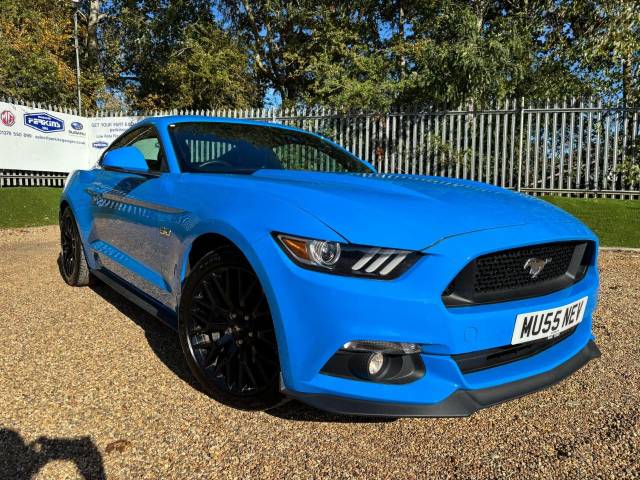 Ford Mustang 5.0 V8 GT 2dr Auto 416ps 1 Owner FFSH Coupe Petrol Blue
