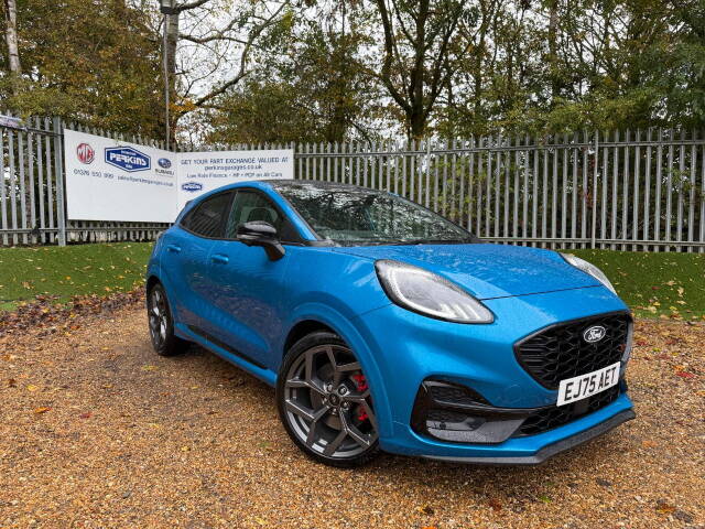 Ford Puma 1.0 EcoBoost Hybrid mHEV 170 ST 5dr DCT Auto Pan Roof Hatchback Petrol Blue