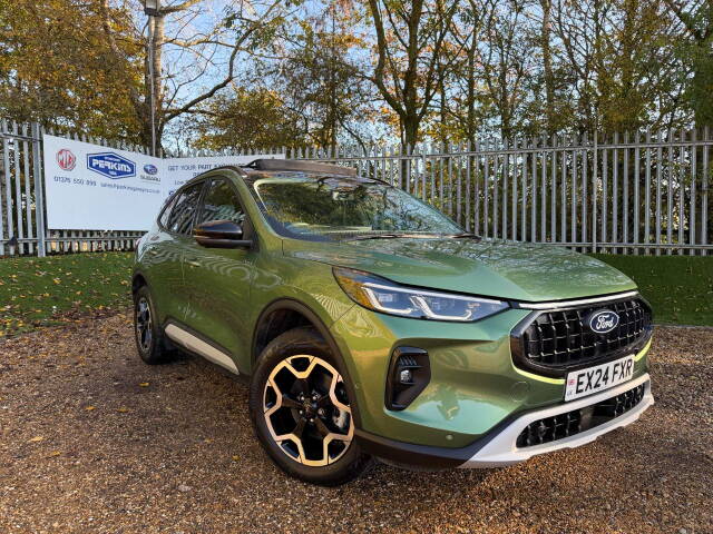 Ford Kuga 2.5 FHEV Active 5dr CVT Auto Pan Roof HUD Hatchback Petrol / Electric Hybrid Green